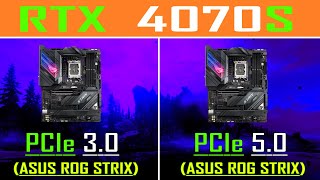 PCIe 30 vs PCIe 50  RTX 4070 SUPER  12GB  PC GAMES BENCHMARK TEST [upl. by Sardse517]