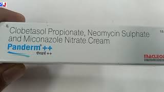 Panderm  Cream  Clobetasol Neomycin miconazole Cream  Panderm Cream Uses Benefit Review Hindi [upl. by Philippa313]