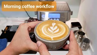 Breville Barista Pro This time lets make an easy workflow after dialingin and programming a shot [upl. by Shiroma]