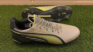 Puma King Ultimate FGAG Boots Review  On Feet amp Unboxing ASMR 4K [upl. by Eiznikam]