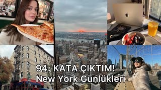 NEW YORKta TEK BAŞIMA 94 KATA ÇIKTIM  Friends Evi Yemek Turu newyork melylog [upl. by Aineles473]