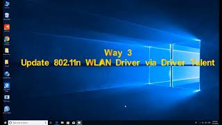 How to update 802 11n WLAN driver [upl. by Gorges20]