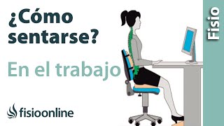 ¿Cómo sentarse bien en el trabajo [upl. by Madella]