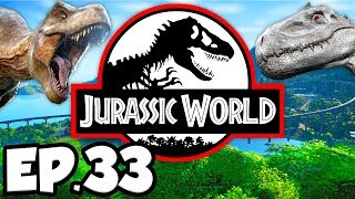 Jurassic World Evolution Ep15  SICK NEW DINOSAURS SCIENCE MISSION THE CURE Gameplay Lets Play [upl. by Bratton]