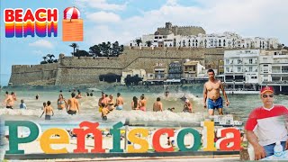 PEÑÍSCOLA BEACH  SPAIN 🇪🇸 BEST SUMMER VACATION SEPTEMBER 2024 [upl. by Orodisi]