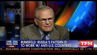 Donald Rumsfeld Russia Has Muslim Problems [upl. by Ajidahk]