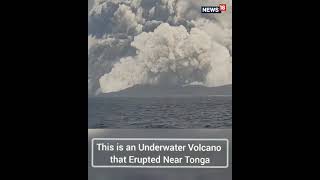 Hunga Tonga Volcano Eruption Live Caught On Camera By Ships In The Region  Shorts  CNN News18 [upl. by Stevana]