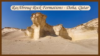 Zekreet  Ras Abrouq Rock Formations  Doha Qatar [upl. by Bocyaj]