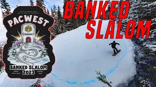 2023 PacWest Banked Slalom Snowboard Contest  Summit at Snoqualmie [upl. by Bywaters176]