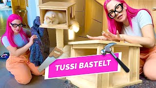 UGLY Kratzbaum demolieren amp NEU kreieren 🛠️ DIY Projekt 🐱 [upl. by Moulton]