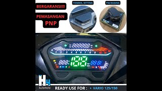 Spedo Speedometer Digital Vario 125 Vario 150 New 20182023 Vario 160 ABS CBS HD [upl. by Rosy872]