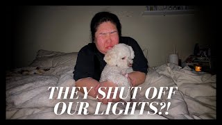 THEY SHUT OFF OUR POWER  seeing old friends  eating the KARDASHIAN SALAD again  vlog [upl. by Saideman369]