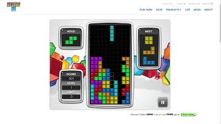 Tetris Back to back T spin practice [upl. by Hamirak]