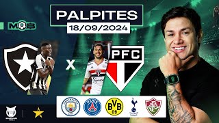 PALPITES DE FUTEBOL PARA O DIA 18 09 2024  BILHETE PRONTO QUARTOU NO MUNDO BET [upl. by Kirat]