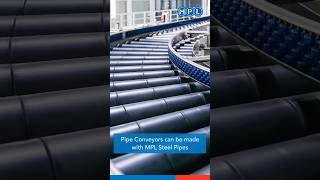 Application of MSpipes in Idlers for Conveyor BeltsMPL conveyorbelts materialhandling conveyors [upl. by Yrailih]