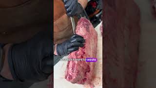 How to Cradle a Prime Rib with the Silver Fox Butcher steaklife [upl. by Ruhtracm]