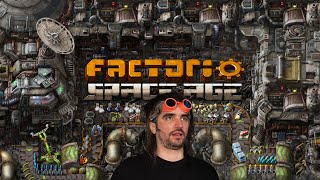 Lets finally get to SPACE FACTORIO SPACEAGE  Day 9 [upl. by Virg322]