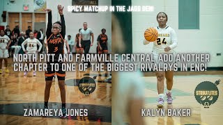 Zamareya Jones North Pitt take on Farmville Central at the Jags Den Full highlights 🌶️🏀 [upl. by Trescha]