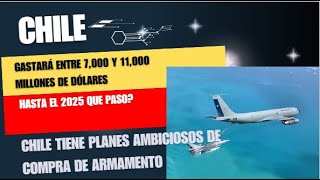 Chile tiene planes ambiciosos de compra de armamento que incluyen helicópteros submarinos avione [upl. by Kristin818]