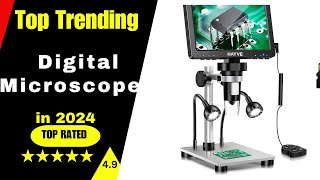 Digital Microscope Review 2024✅Microscope For Science Project [upl. by Ahsiekahs]