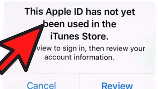 how to fix this apple id has not been used in the itunes store  in hindi [upl. by Lymn]