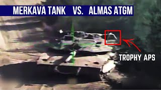 Merkavas APS Fails Against Almas Anti Tank Missile [upl. by Leahcir]