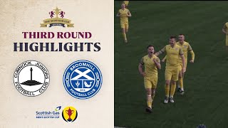 Cumnock Juniors 03 Broomhill  Scottish Gas Mens Scottish Cup Third Round Highlights [upl. by Eilema]