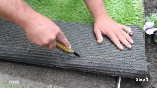 Tuff Turf  DIY Grass Install [upl. by Ahsenre]