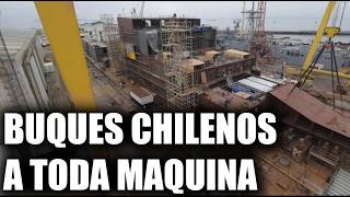 ¡Increíble avance Primer buque multipropósito chileno ya está a un 25 en su construcción [upl. by Modla]