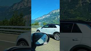 Driving Along The Walensee Lake In Switzerland [upl. by Shlomo]