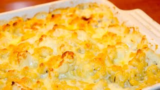 Cauliflower Mac n Cheese  Macaroni amp Cheese w Cauliflower  Keto Mac N Cheese  Recipe  167 [upl. by Esilenna]