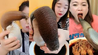 Chinese Girl Eat Geoducks Delicious Seafood 17  Seafood Mukbang Eating Show [upl. by Paxon]