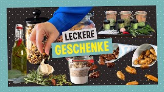 6 selbstgemachte Weihnachtsgeschenke aus der Küche  leckere Geschenk Ideen für Weihnachten [upl. by Carlynn]