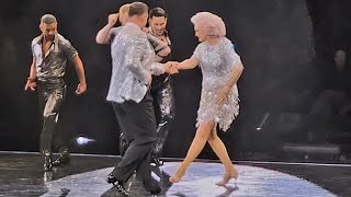 Strictly Live Tour 2024  Angela Rippon Incredible High Kick Cha Cha Cha strictlycomedancing 💃♥️🕺 [upl. by Letta270]