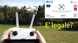 PATENTINO DRONE A1A3 e A2 facciamolo allestero anche gratis Ma è legale [upl. by Horowitz]