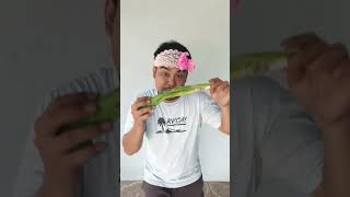 ASMR lengkuas viral dan daun bawang😂 shorts [upl. by Novled]