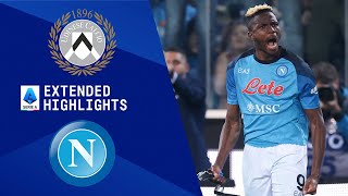 Udinese vs Napoli Extended Highlights  Serie A  CBS Sports Golazo [upl. by Hesky313]