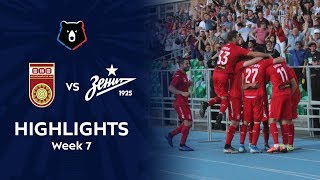 Highlights FC Ufa vs Zenit 10  RPL 201920 [upl. by Donald247]