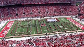 The Ohio State Marching Band Sept 3 halftime show [upl. by Capone423]