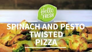 Spinach and Pesto Twisted Pizza [upl. by Acireed]