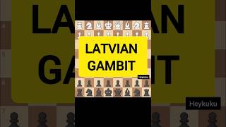 Latvian Gambit Chess traps Chess openings chess chessgame [upl. by Eerej596]