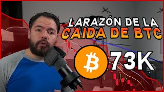 ¿Por qué BITCOIN está cayendo y hasta donde puede caer  ¡La Explicación te sorprenderá [upl. by Aizatsana]