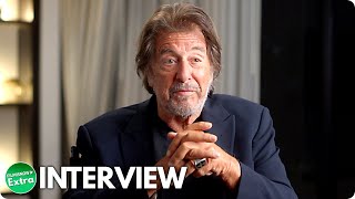 HOUSE OF GUCCI  Al Pacino quotAldo Gucciquot Onset Interview [upl. by Etnomaj833]