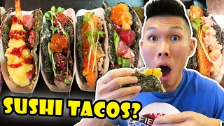 SUSHI TACOS DIY Tasty amp Incredible Street Food  Life After College Ep 530 [upl. by Nosoj]