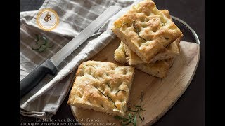 Focaccia genovese con lievito madre [upl. by Enneite27]