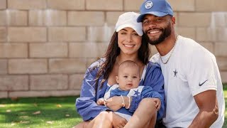 Cowboys quarterback Dak Prescott announces engagement with help of 7monthold daughter [upl. by Nnylsor]