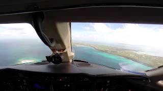 Cessna Citation X Landing Clayton J Lloyd International Airport Anguilla TQPF [upl. by Neram64]