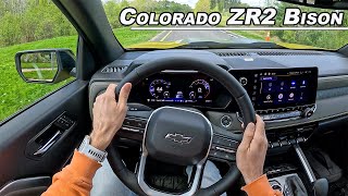 Living with the 2024 Chevrolet Colorado ZR2 Bison  Americas 65k Toyota Tacoma Rival POV Review [upl. by Ecirtaed]