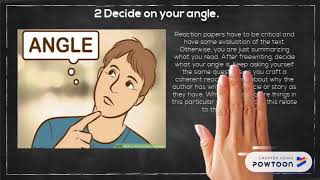 How to write a reaction paper [upl. by Essile537]