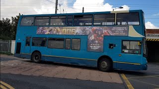 Full Ride Bus Route 23 Luton  Linmere 🔄 Arriva ALX400 B7TL 6449 GN04 UFV [upl. by Aierbma466]